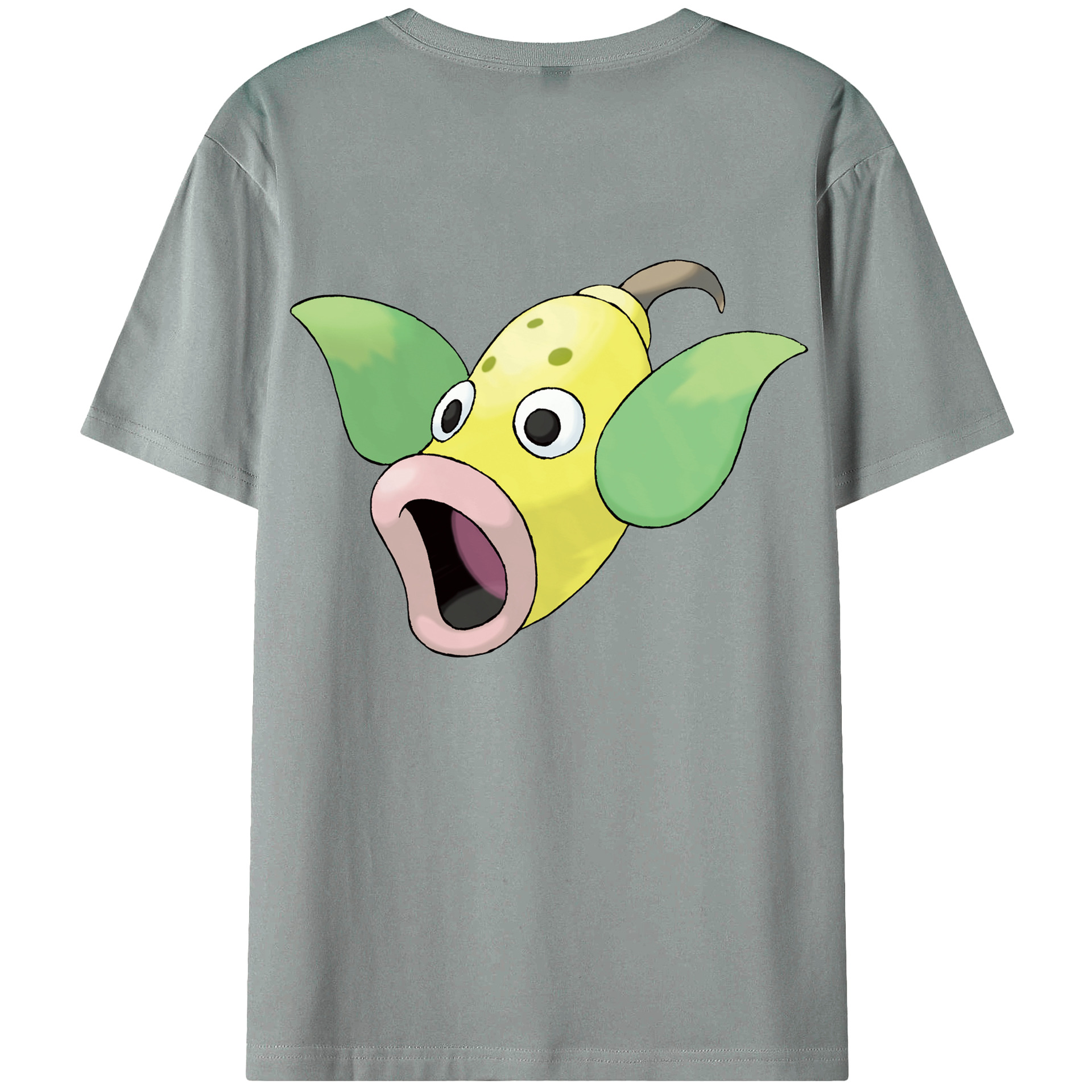 （画像用） ポケットモンスター Pokémon 綿100％ メンズ半袖Tシャツ（バックプリント） 通気性